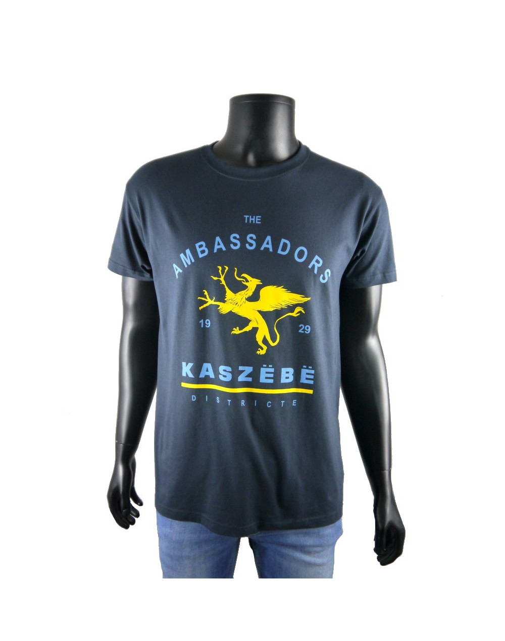 T-shirt męski KASZEBE KASZUBY granat FOREVER
