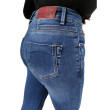 Spodnie damskie jeans Damroka, zwężane blue