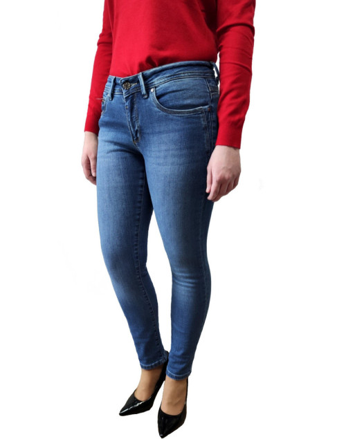 Spodnie damskie Damroka jeans light blue, zwężane