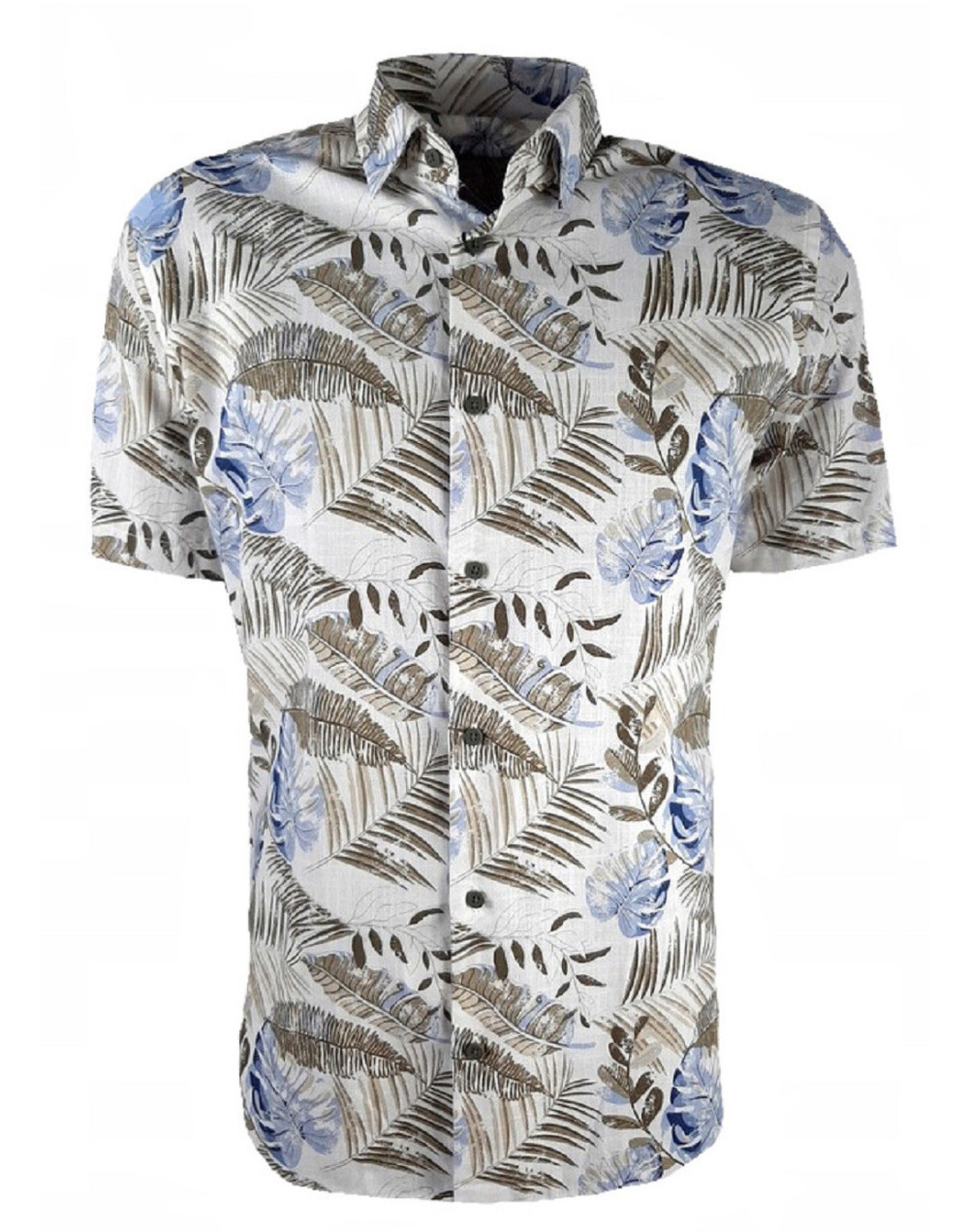 Koszula Męska Hawajska w palmy na wakacje