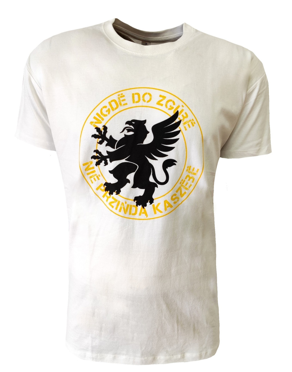 T-shirt męski KASZEBE BIAŁY koszulka bawełna M-XXL